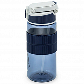 Бутылка Арктика 722-550 синяя, тритановая, с манжетом и питьевой трубочкой