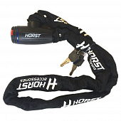 Велозамок с ключами цепной Horst в текстилe 6x1200mm