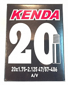Велокамера 20" авто ниппель Kenda 20x1.75-2.125